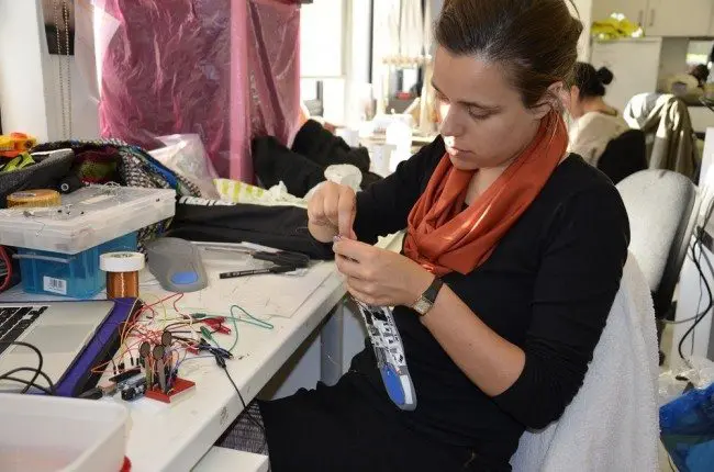 Lise Pape, investor of laser shoes for Parkinsons
