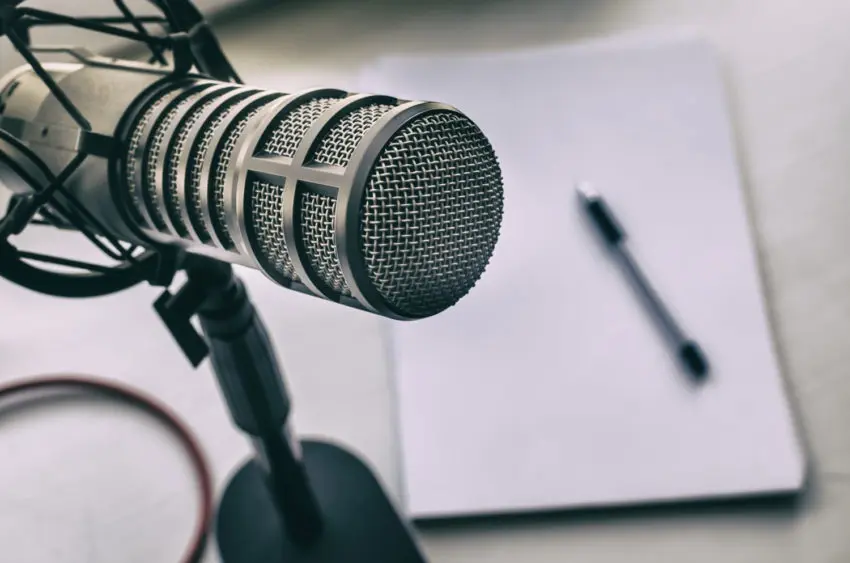 podcast recording