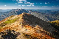Bieszczady. Widok z Połoniny Caryńskiej.  fot.Krzysztof Zajączkowski / UMWP