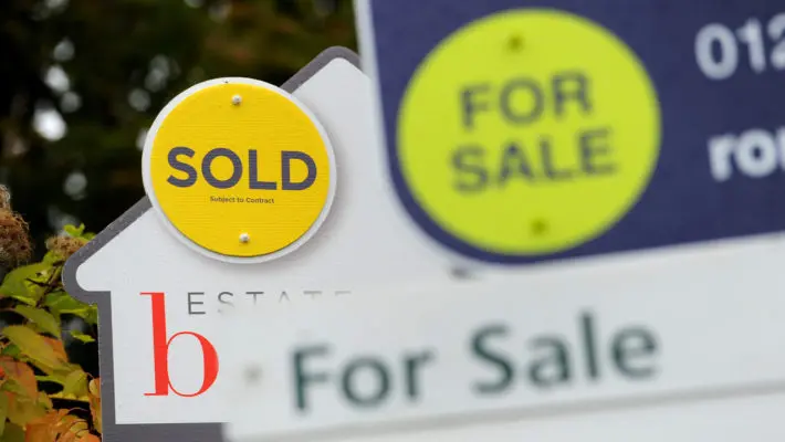property price slump