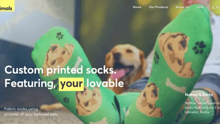 printed socks
