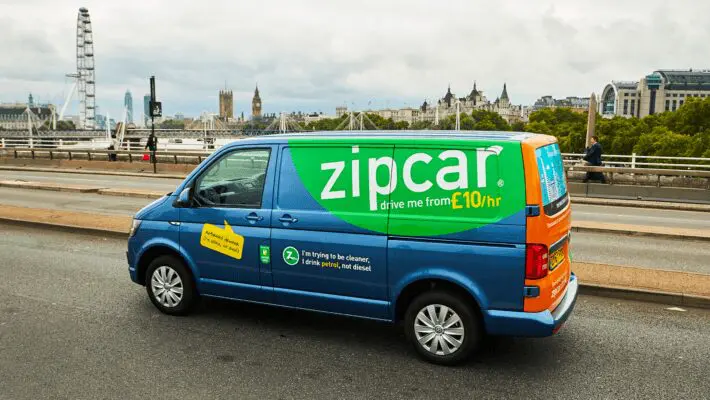 Zipcar van