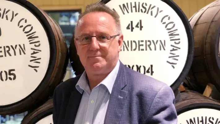 Stephen Davies, from Penderyn Distillery,