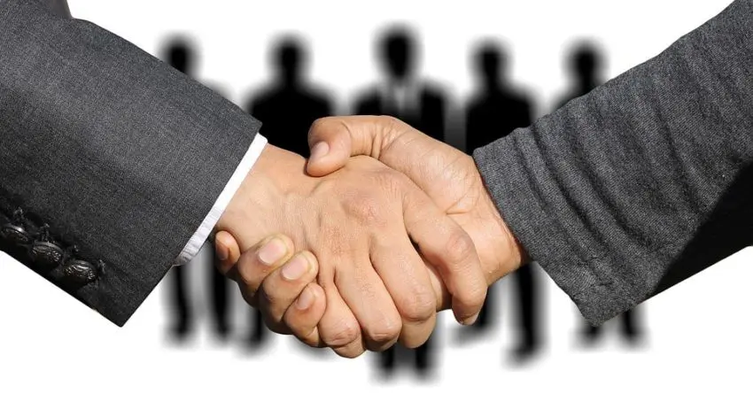 Welcome handshake