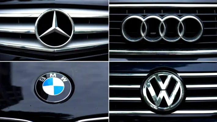 mercedes, VW, Audi, BMW