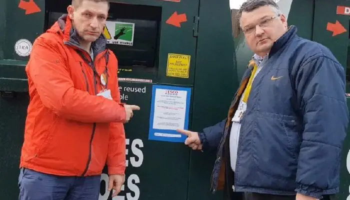 Tesco clothing banks