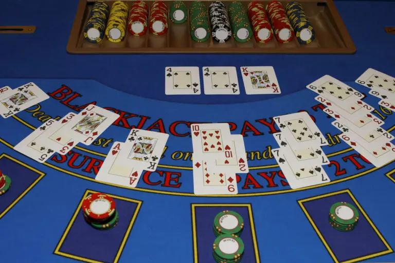Casino - blackjack table