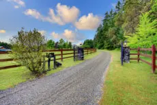 Gravel drive