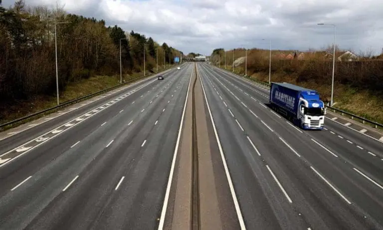 Empty motorway