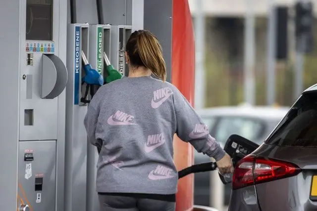 petrol station