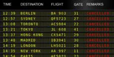 Flight cancelled