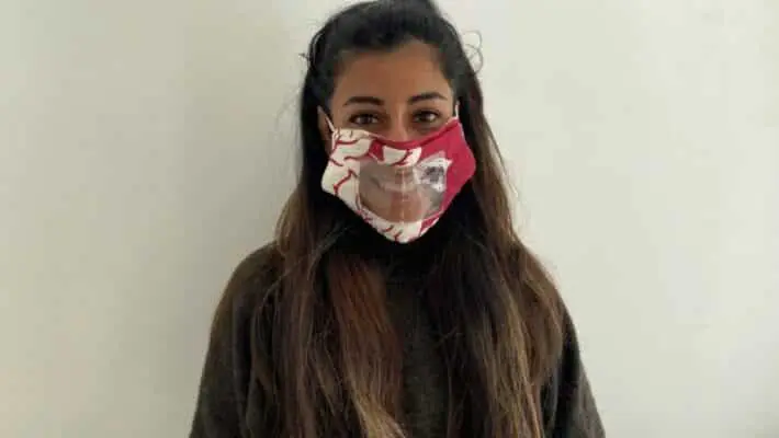 Lip reading mask