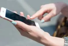 iPhone user