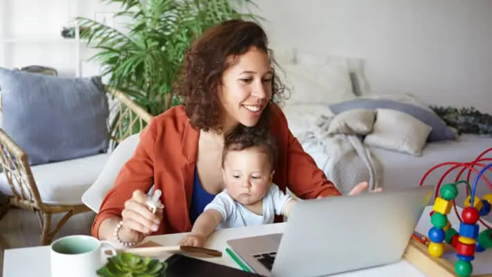 working from home