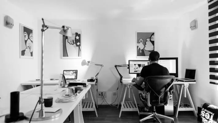 working from home
