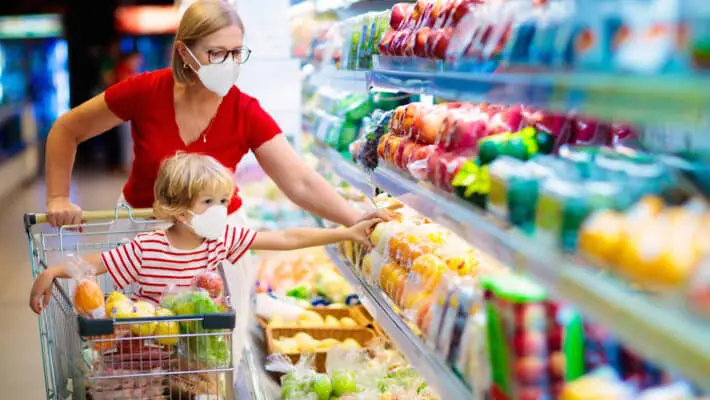 Supermarket shopping