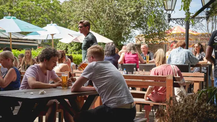 Beer garden