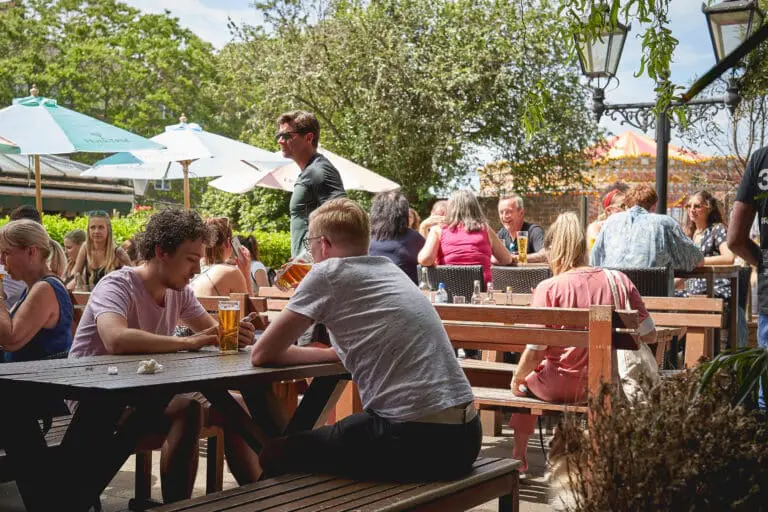 Beer garden