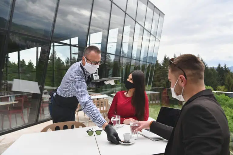 dining outside
