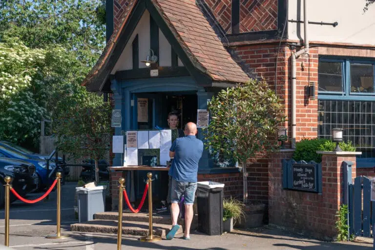 Pub entrance