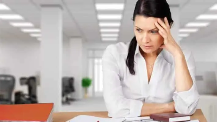 worried freelancer