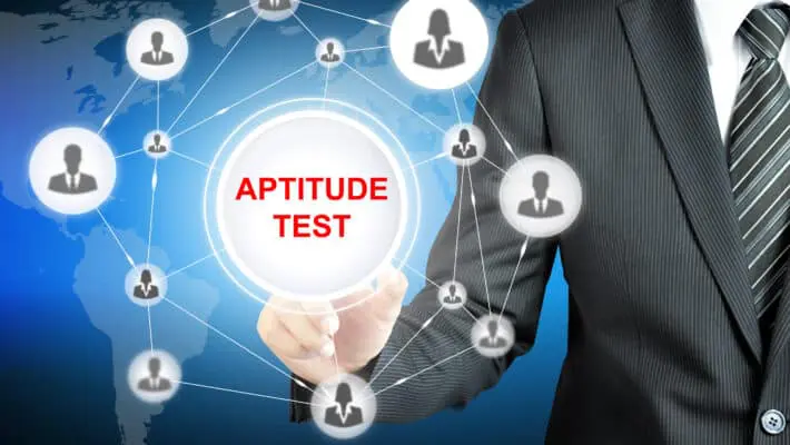 Businessman,Hands,Touching,Aptitude,Test,Sign,On,Virtual,Screen