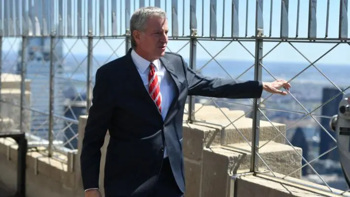 NYC Mayor Di Blasio