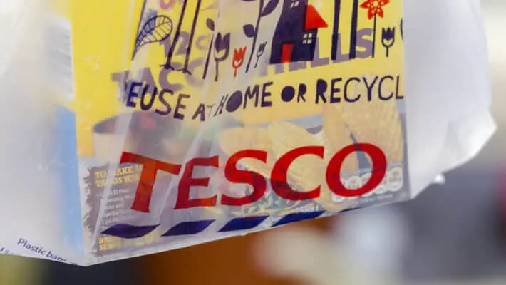 Tesco carrier bag