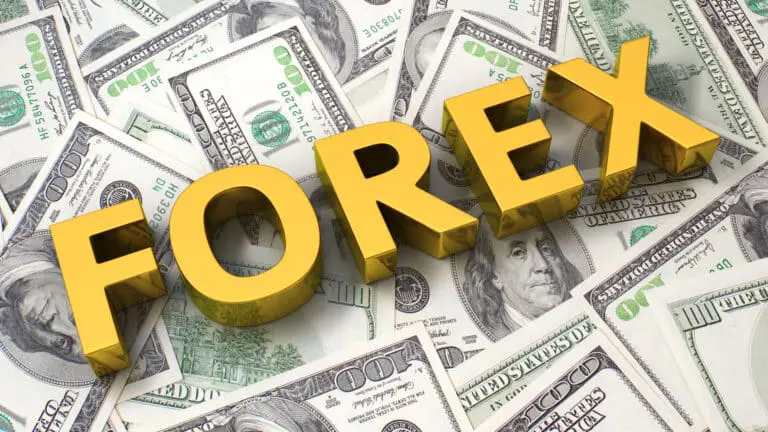 Word,Forex,On,The,Background,Of,One,Hundred,Dollar,Bills