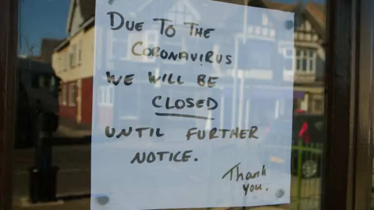 Covid closure