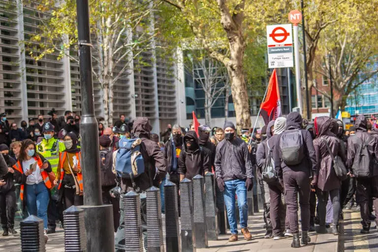 Westminster protest