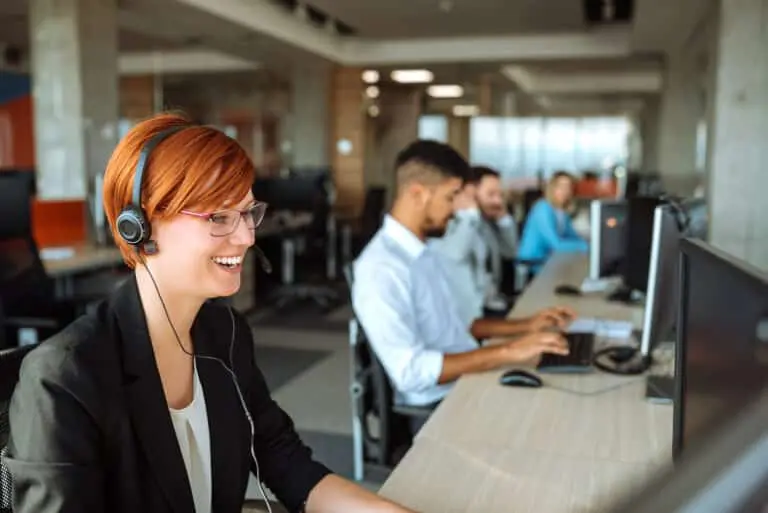 Team,Of,Business,People,Working,In,A,Call,Centre,On