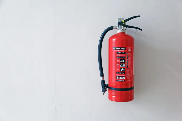 A,Fire,Extinguisher,On,The,Wall