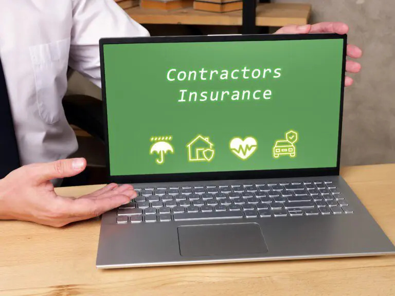 Business,Concept,Meaning,Contractors,Insurance,With,Inscription,On,The,Page.