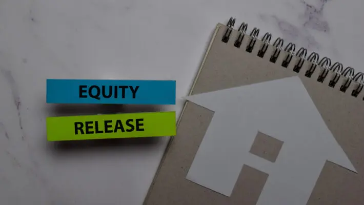 Equity,Release,Write,On,Sticky,Note,And,House,Made,From