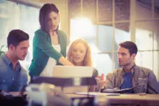Office workers