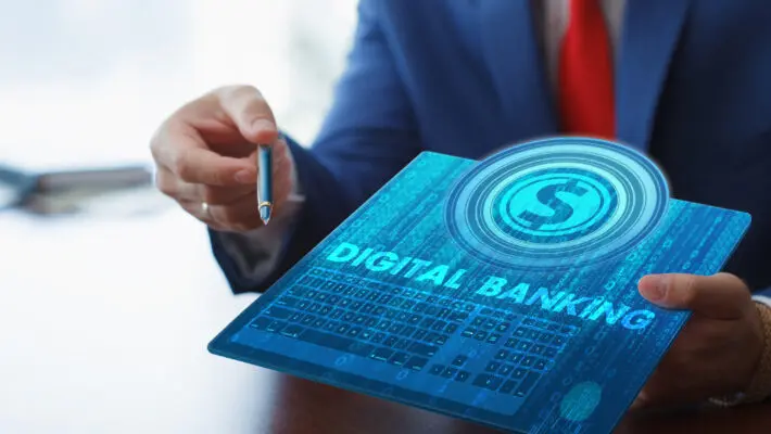 Business,,Technology,,Internet,And,Networking,Concept.,Young,Businessman,Working,On
