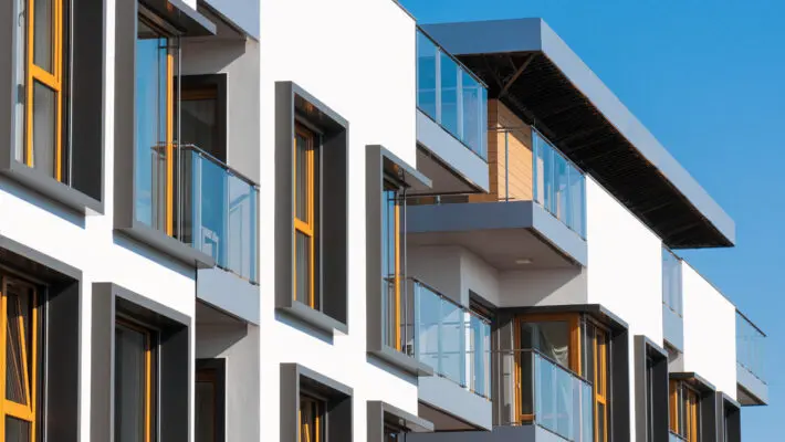 New,Modern,Architectural,Building,House.
