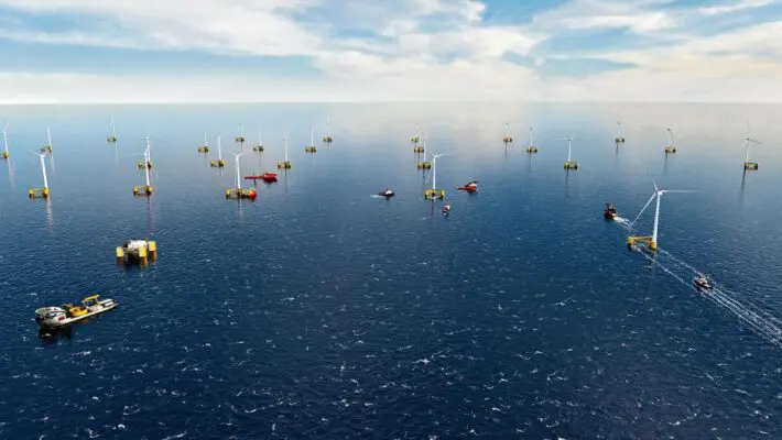 Floating wind farms big enough to power almost four million homes could be built in the Celtic Sea under plans set out by the Crown Estate.