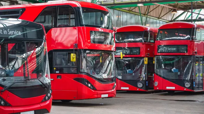 London Bus routes run by Amazon