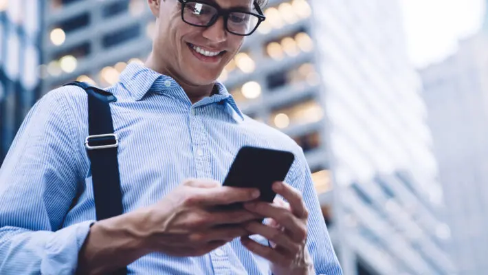 Below,View,Of,Formally,Dressed,Cheerful,Corporate,Employee,Feeling,Good
