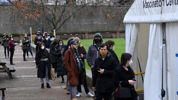 Seven million more over-40s will be able to book booster jabs from today, after Boris Johnson said the programme needed to go faster.