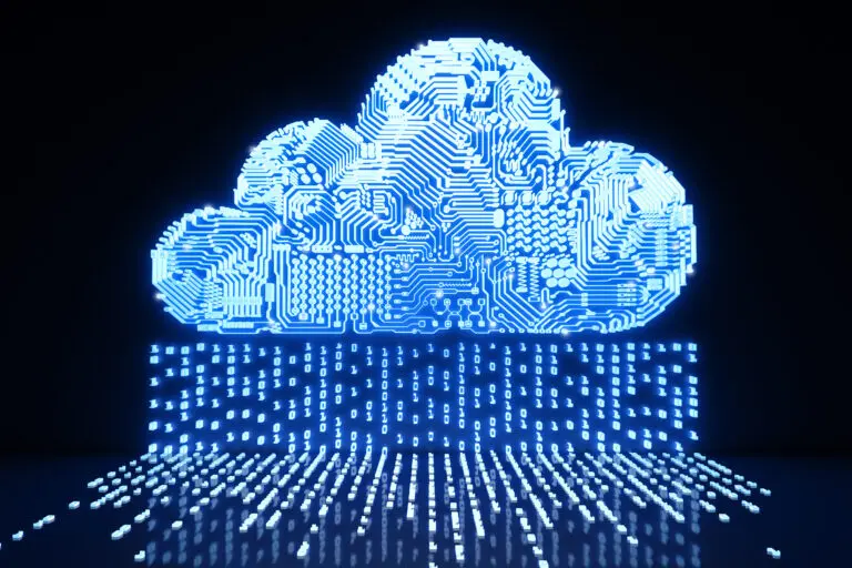 3d,Rendering,Circuit,Cloud,For,Cloud,Computing,Technology