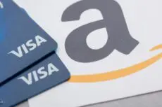 London,,Uk,-,November,2021:,Amazon,And,Visa,Logos.,Amazon