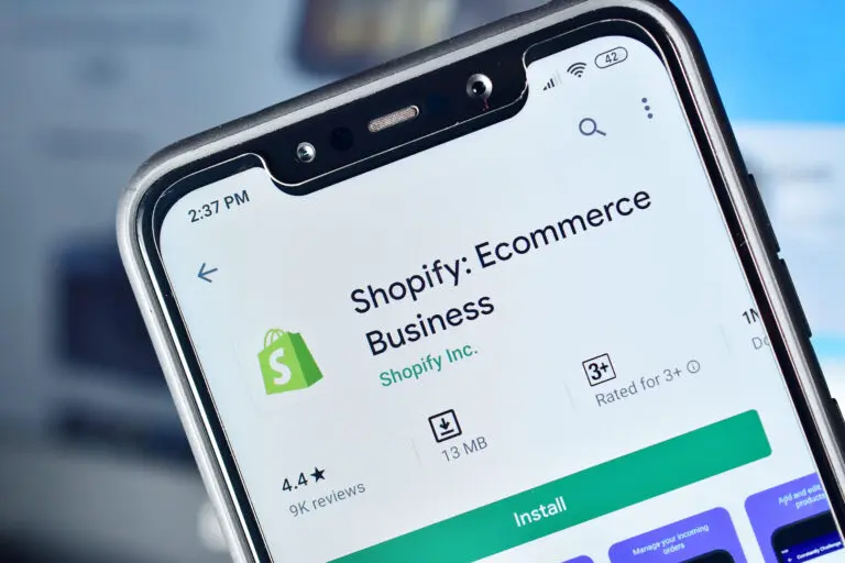 New,Delhi,,India,-,March,9,,2020:,Shopify,Ecommerce,Business