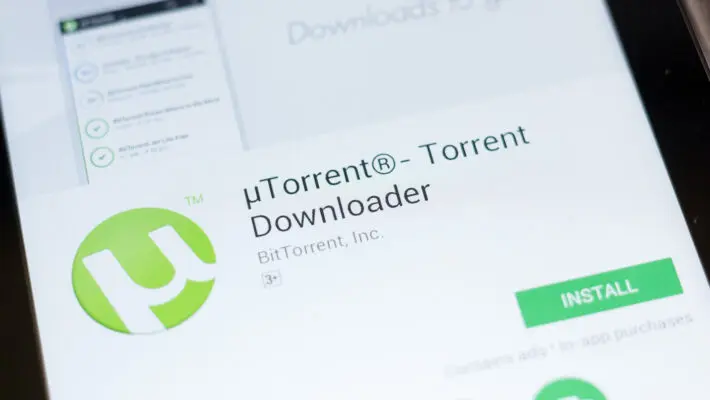 Ryazan,,Russia,-,June,24,,2018:,Utorrent,Torrent,Downloader,Mobile