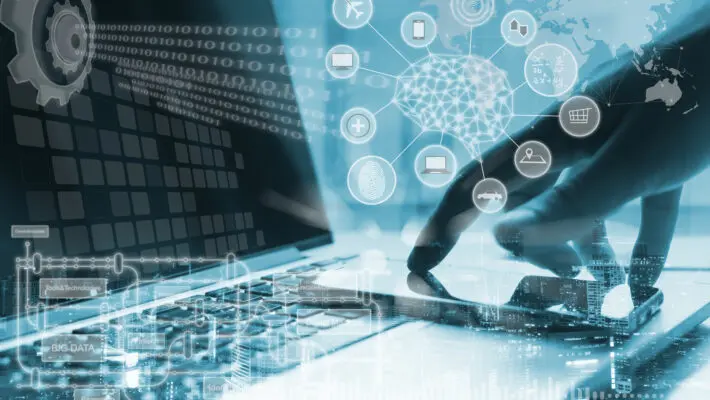 Artificial,Intelligence,Ai,,Internet,Of,Things,Iot,Concept.,Business,Man