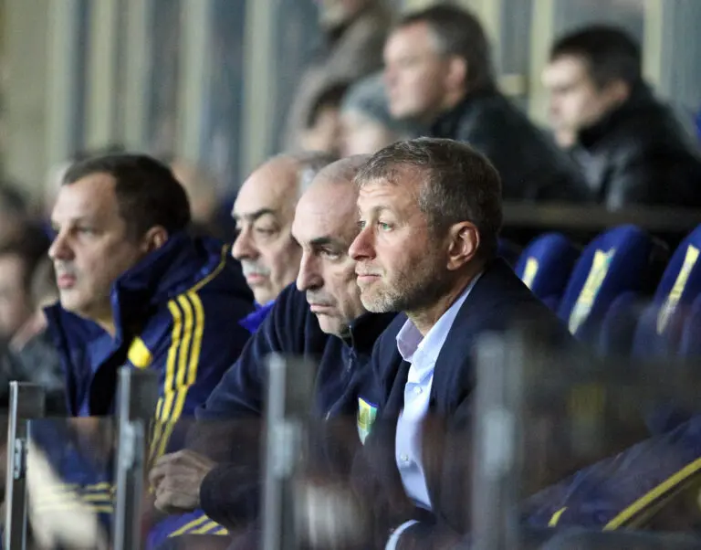 Roman Abramovich has been hit with a freezing order on assets of nearly £5.4 billion as police in the Channel Islands searched properties linked to the owner of Chelsea Football Club.