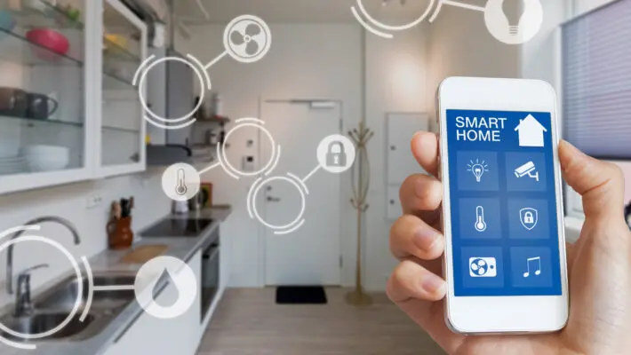 Smart,Home,Technology,Interface,On,Smartphone,App,Screen,With,Augmented