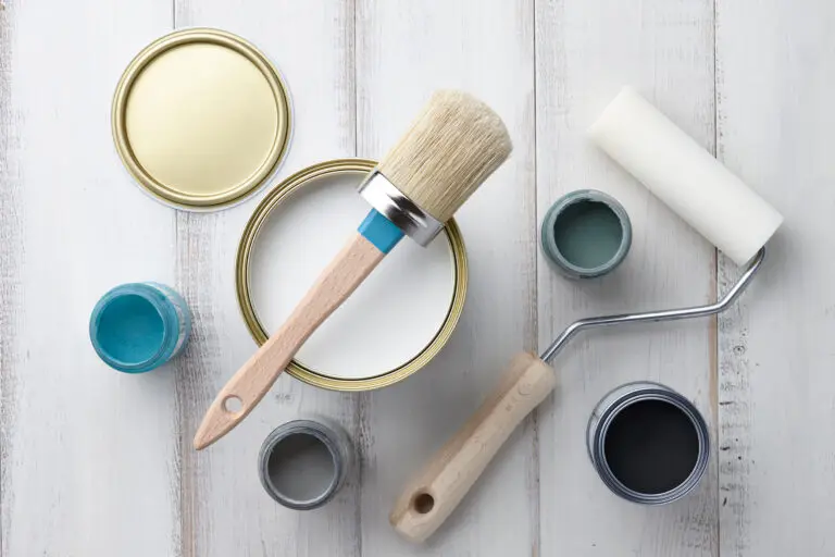 Paint,Brush,,Sponge,Roller,,Paints,,Waxes,And,Other,Painting,Or